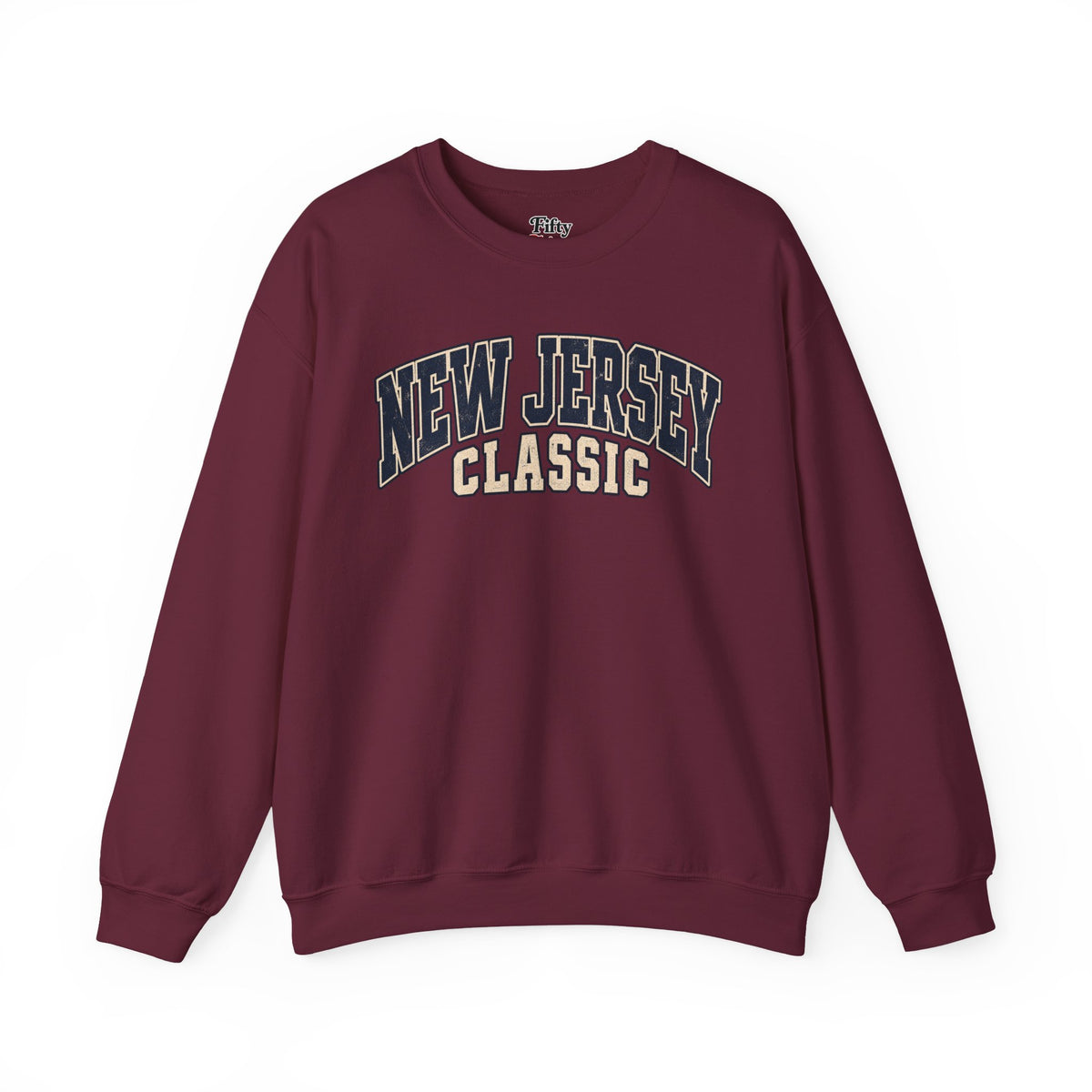 New Jersey Classic Unisex Crewneck Sweatshirt State Name Graphic