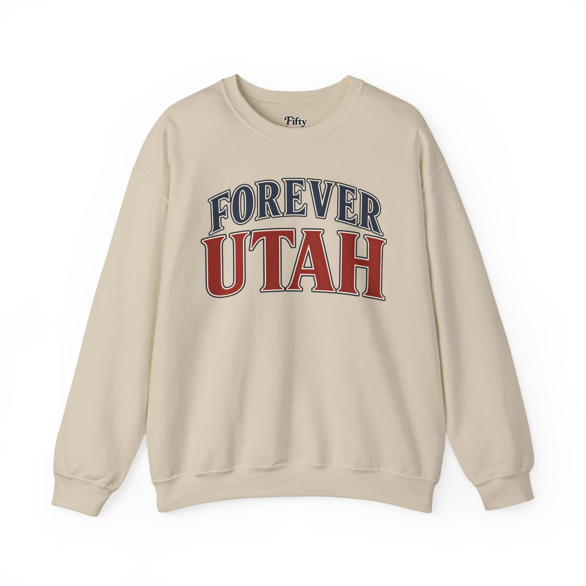 Forever Utah Unisex Crewneck Sweatshirt State Name Graphic
