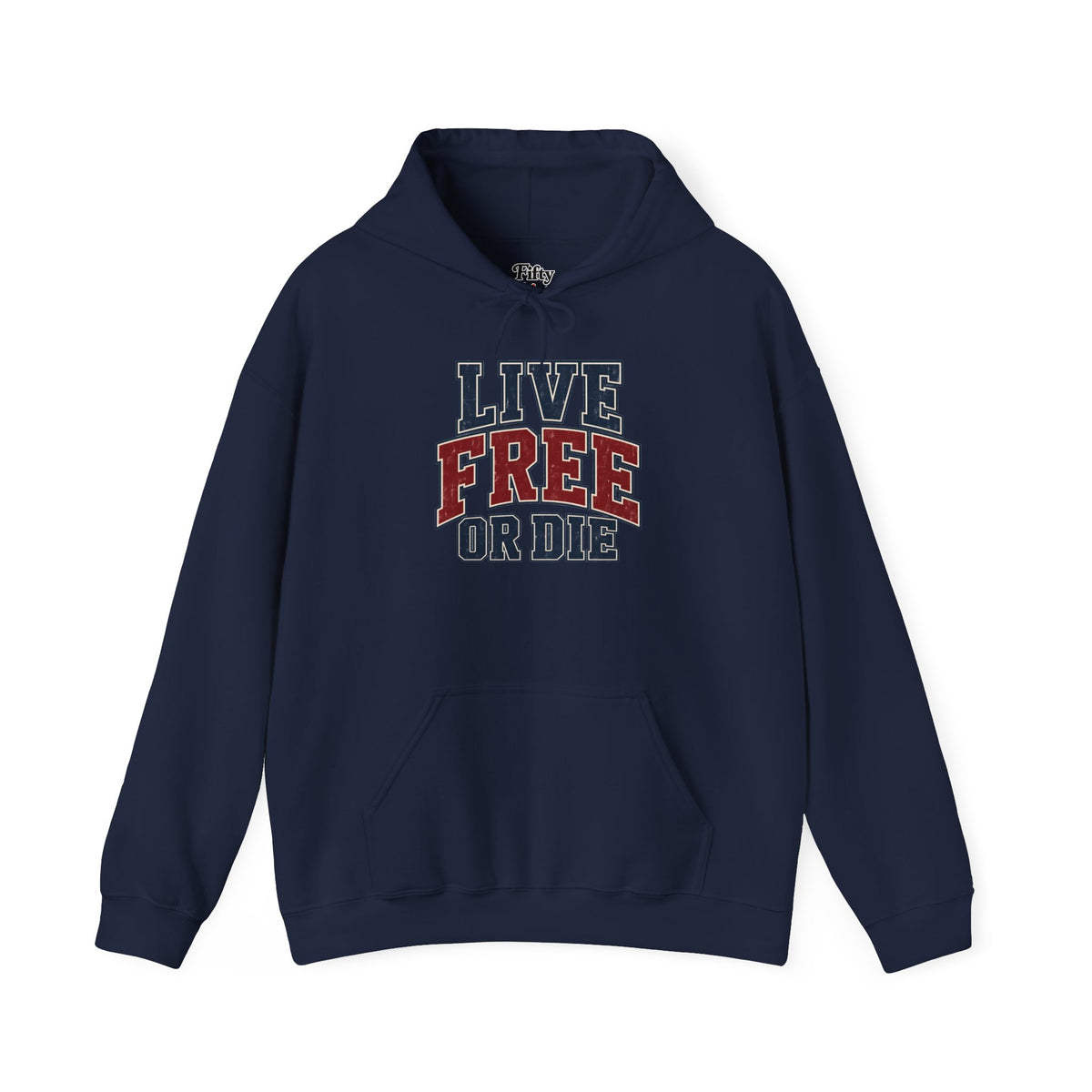 New Hampshire Live Free or Die Unisex Hoodie State Name Graphic