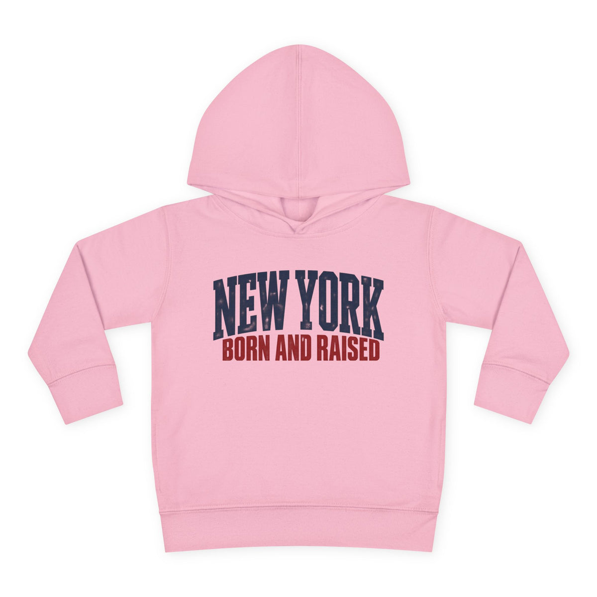 New York Born and Raised Premium Northeast Streetwear Unisex Toddler Pullover Fleece Hoodie Graphic