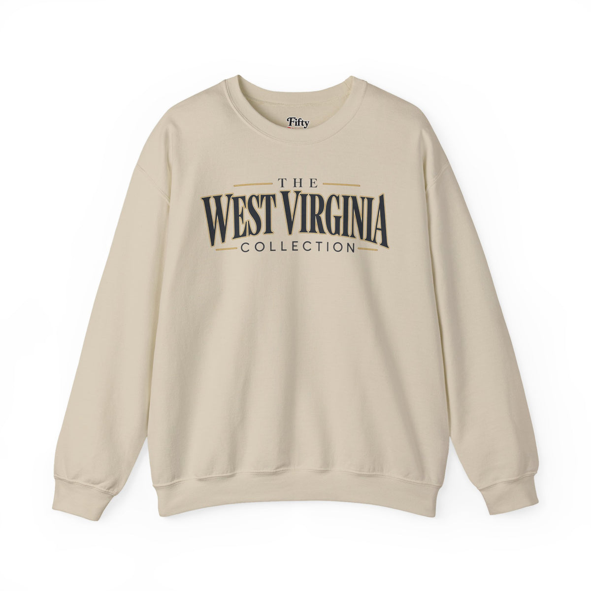 The West Virginia Collection Unisex Crewneck Sweatshirt State Name Graphic