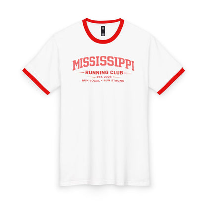 Mississippi Running Club 2026 All State Men's Staple Ringer Tee