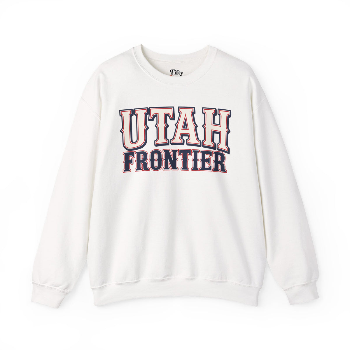 Utah Frontier Unisex Crewneck Sweatshirt State Name Graphic
