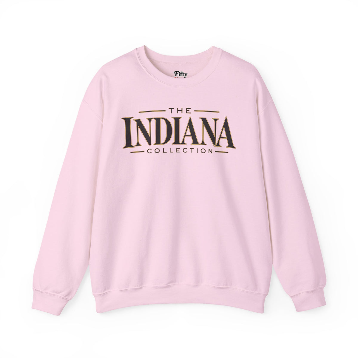 The Indiana Collection Unisex Crewneck Sweatshirt State Name Graphic