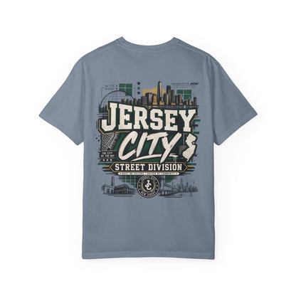 New Jersey City Street Division Unisex Comfort Color 1717 Streetwear Graphic Tee