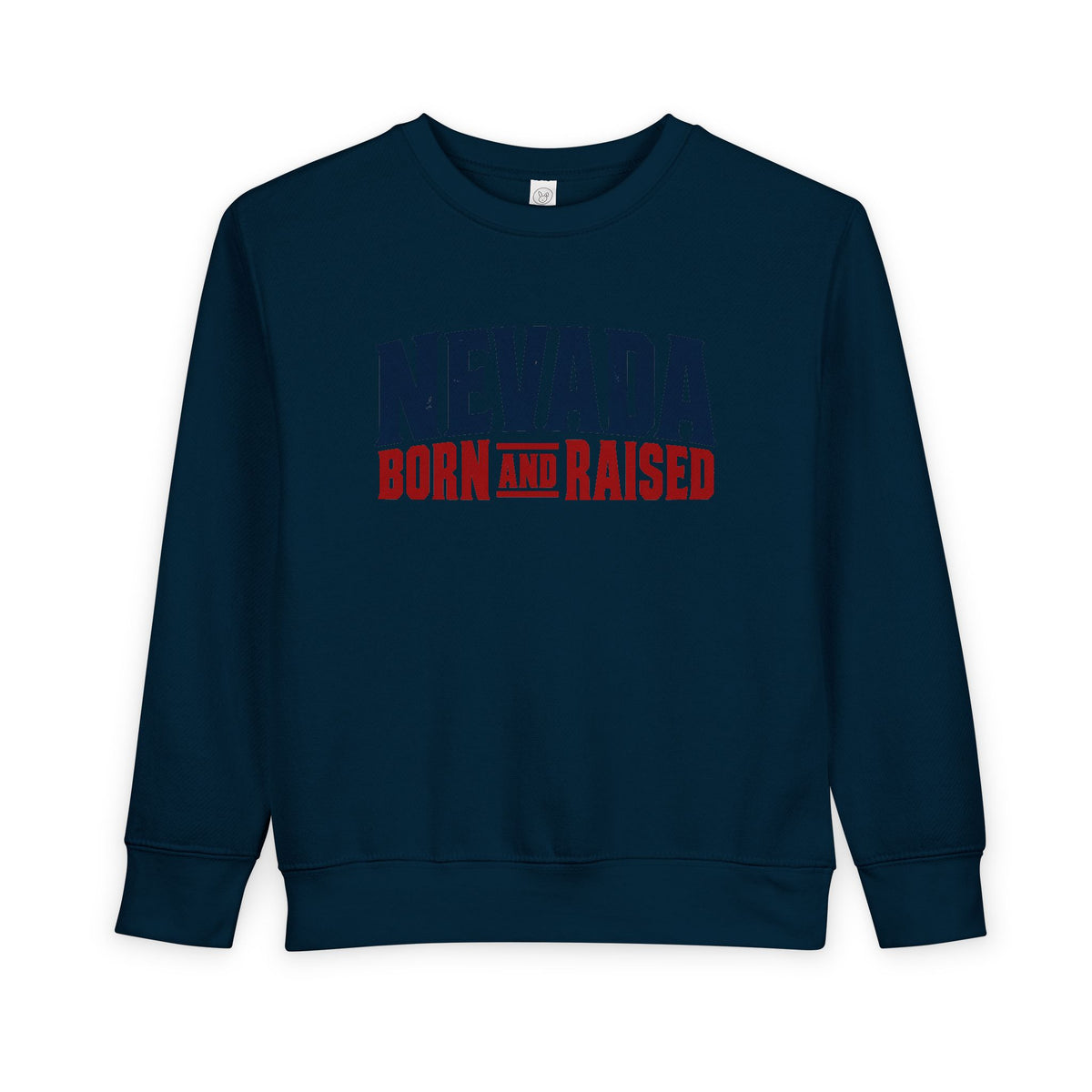 Nevada Born and Raised Modern Streetwear Unisex Toddler Sweatshirt
