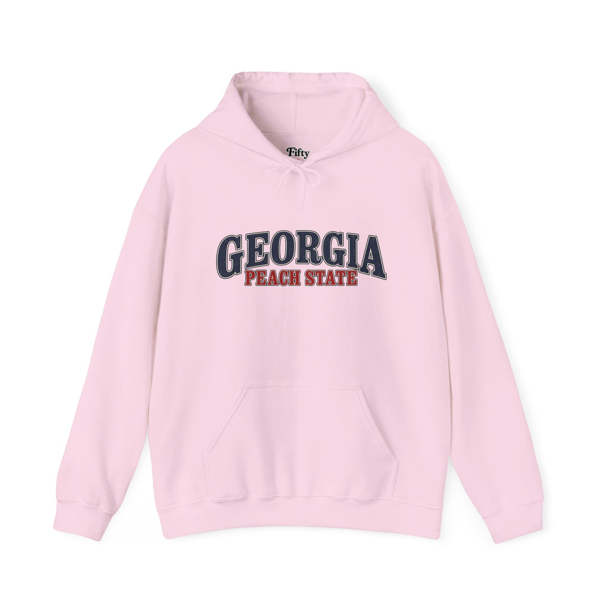 Georgia Peach State Unisex Hoodie State Name Graphic