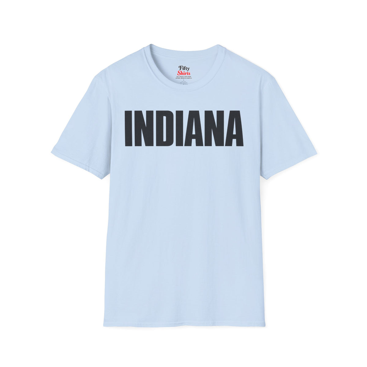 Indiana Unisex Softstyle T Shirt State Name Graphic Tee