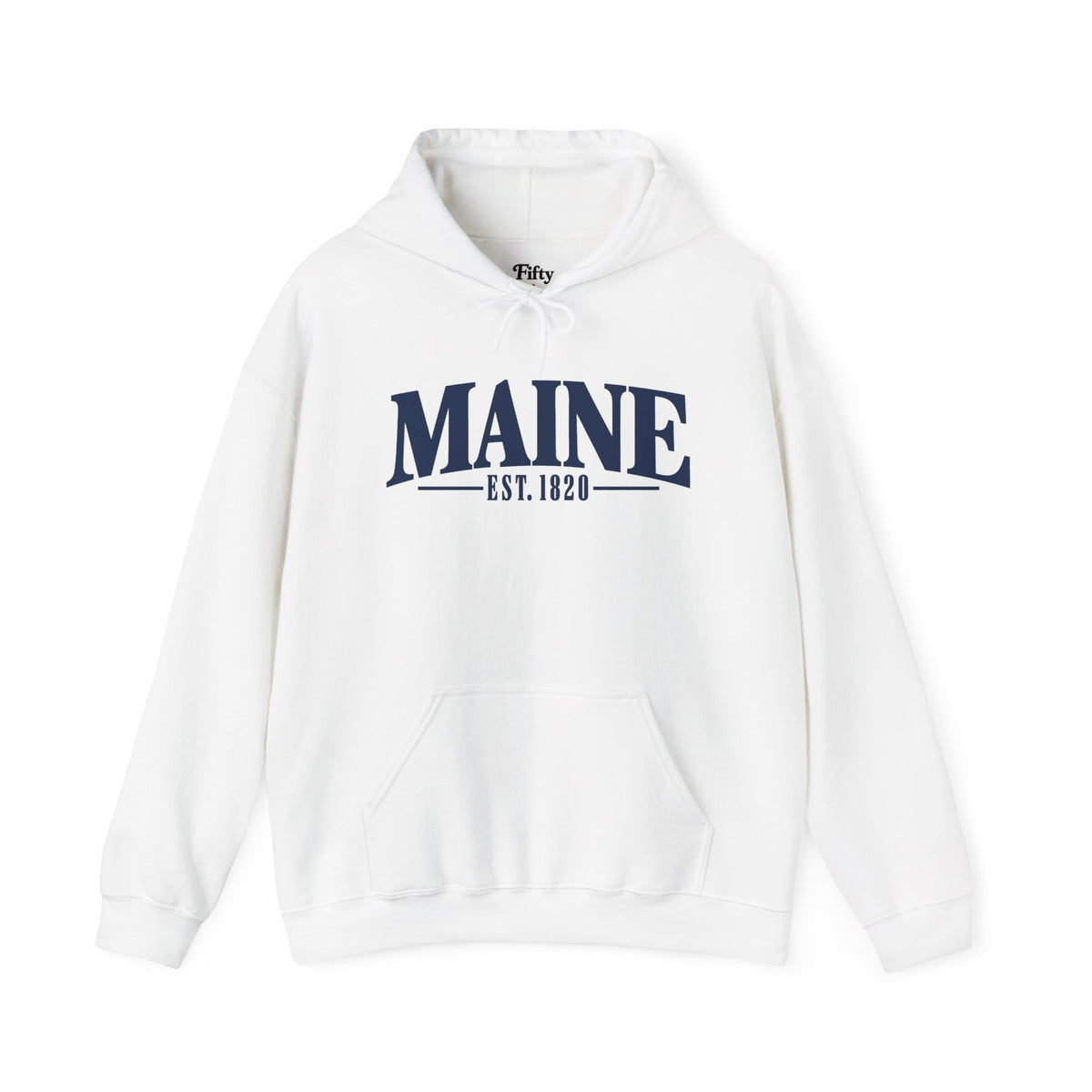 Maine Est 1820 Unisex Hoodie State Name Graphic