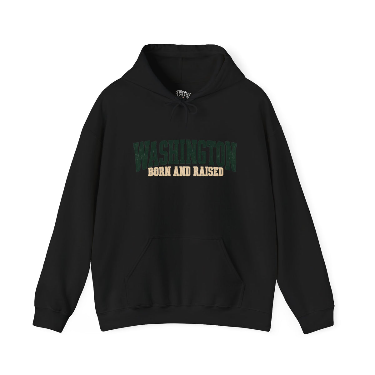 Washington Born and Raised Pacific Northwest Heritage Unisex Hoodie Graphic