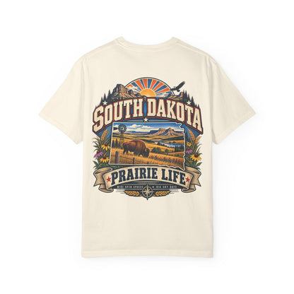 South Dakota Prairie Life Unisex Comfort Color 1717 Streetwear Graphic Tee