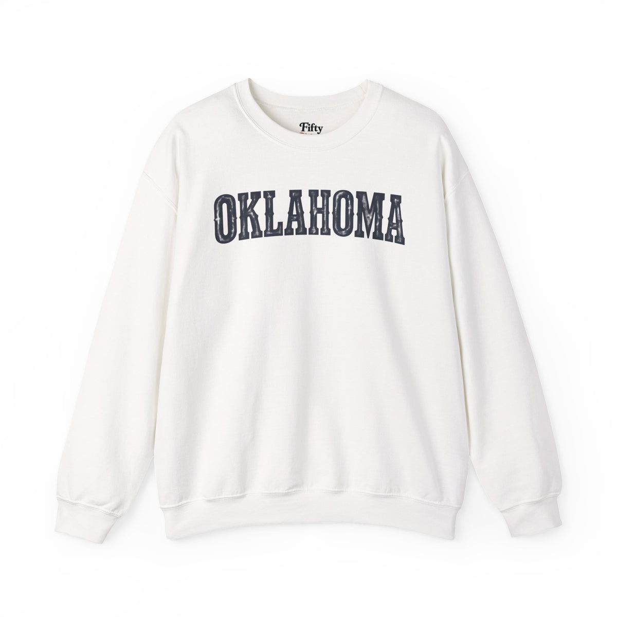 Oklahoma Unisex Crewneck Sweatshirt State Name Graphic