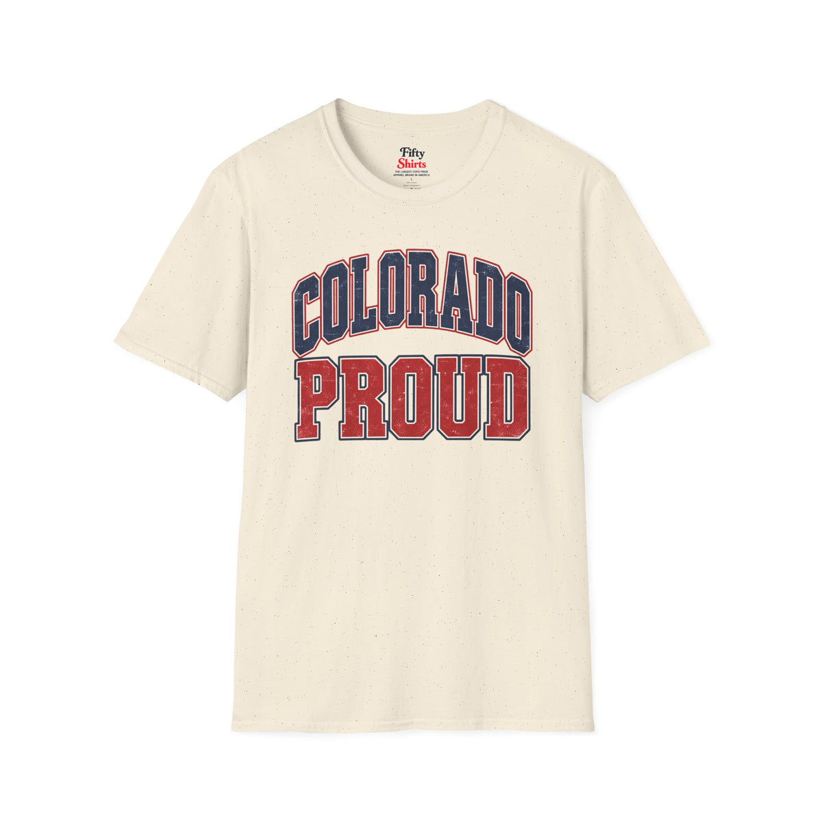 Colorado Proud Unisex Softstyle T Shirt State Name Graphic Tee