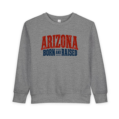 Arizona Born and Raised Classic Souvenir Unisex Toddler Sweatshirt