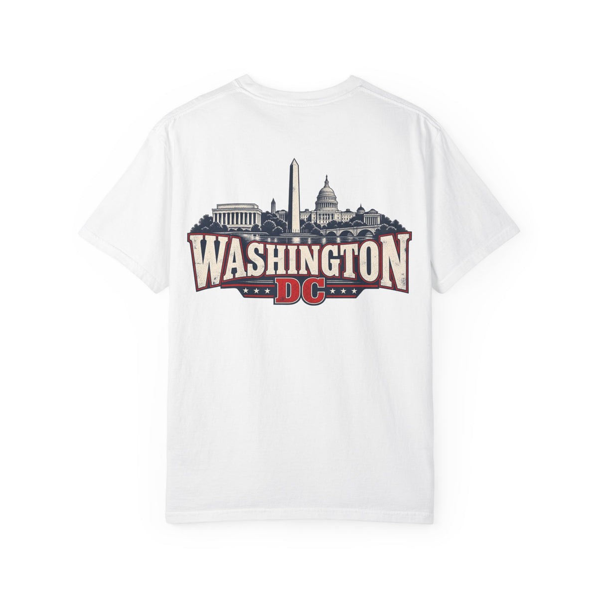 Washington DC Skyline Unisex Comfort Color 1717 Streetwear Graphic Tee