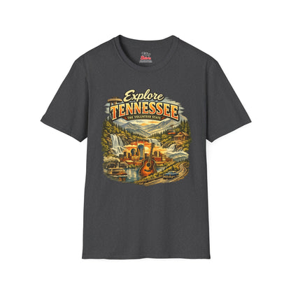 Explore Tennessee Unisex Softstyle T Shirt State Pride Graphic Tee Collections FS03