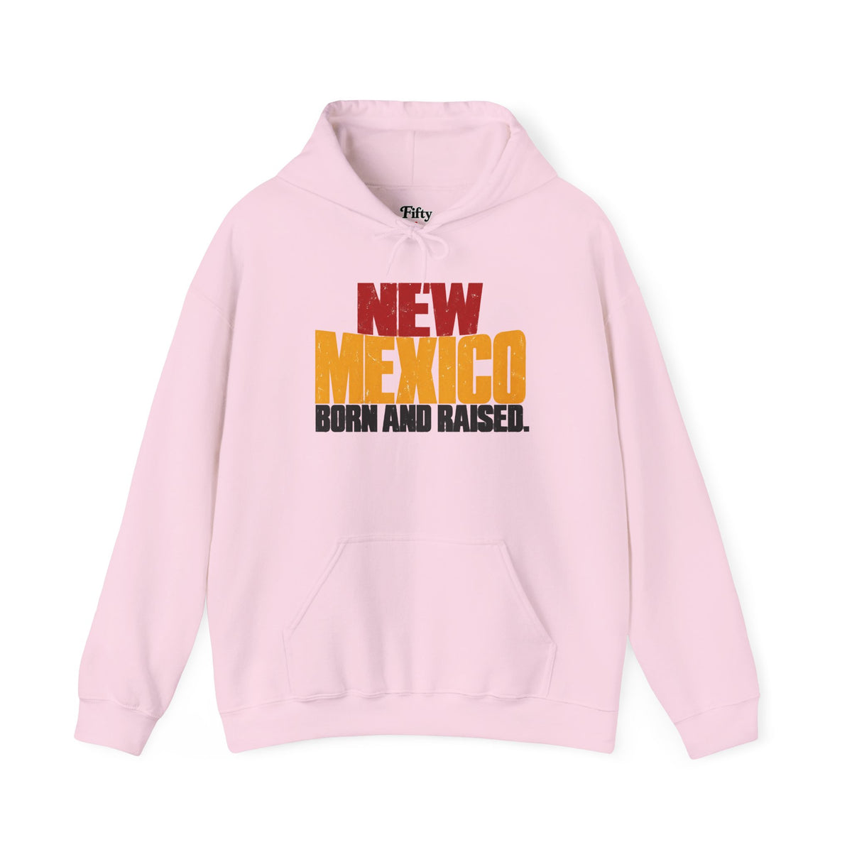 New Mexico Born and Raised Bold Streetwear Unisex Hoodie Graphic