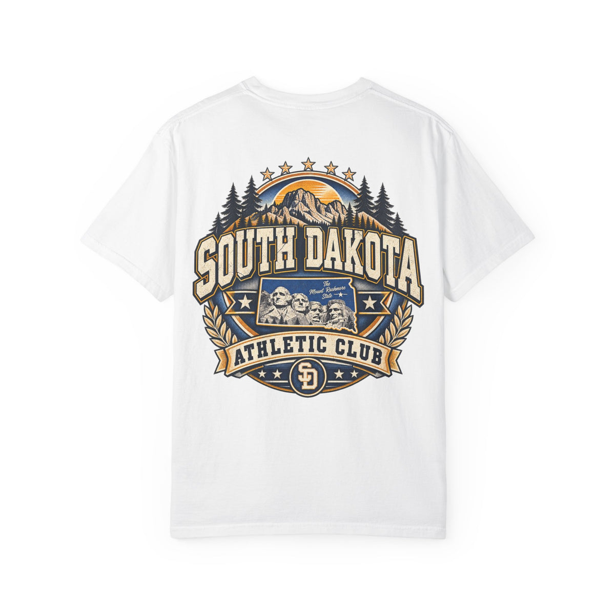 South Dakota Athletic Club Unisex Comfort Color 1717 Streetwear Graphic Tee