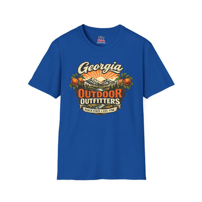 Georgia Outdoor Outfitters Unisex Softstyle T Shirt State Pride Graphic Tee Collections FS03