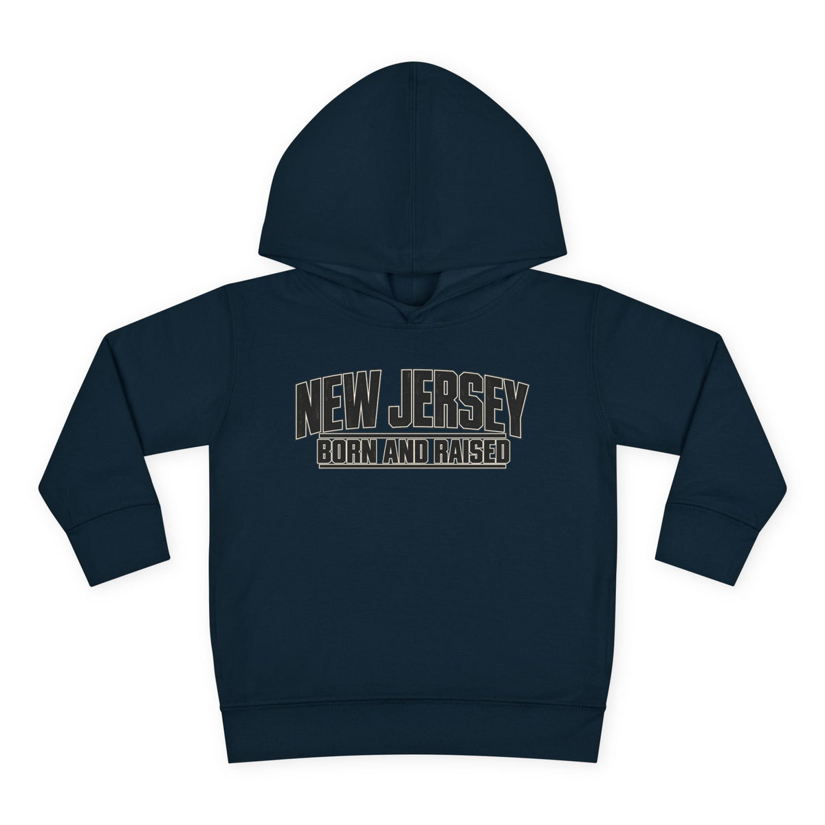 New Jersey Born and Raised Modern Streetwear Unisex Toddler Pullover Fleece Hoodie