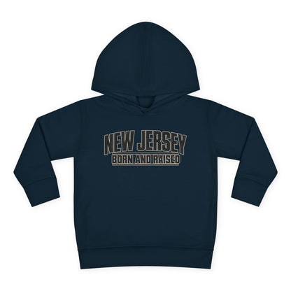 New Jersey Born and Raised Modern Streetwear Unisex Toddler Pullover Fleece Hoodie