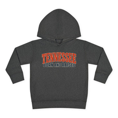 Tennessee Born and Raised Premium Southern Heritage Unisex Toddler Pullover Fleece Hoodie