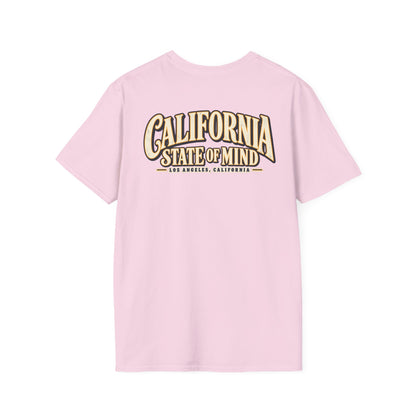 California State of Mind Los Angeles Unisex Softstyle Graphic Tee