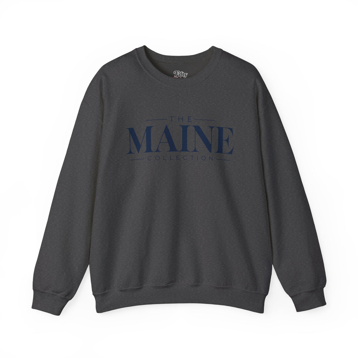 The Maine Collection Unisex Crewneck Sweatshirt State Name Graphic