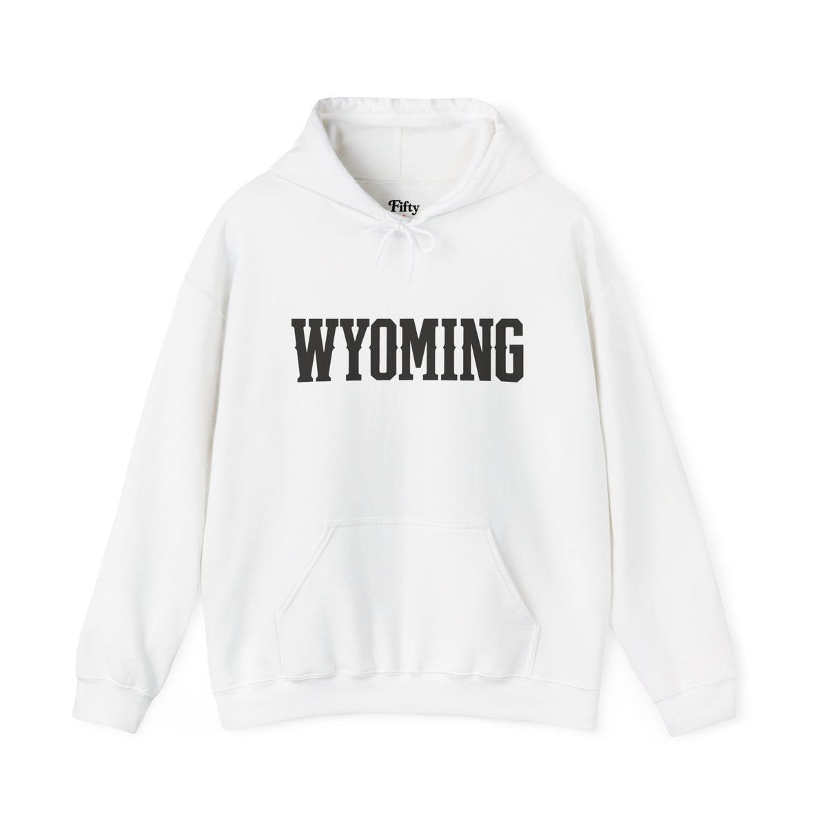 Wyoming Unisex Hoodie State Name Graphic