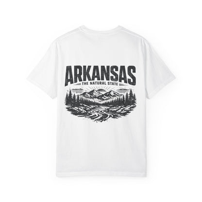 Arkansas Natural State Streetwear Unisex Comfort Color 1717 Streetwear Graphic Tee