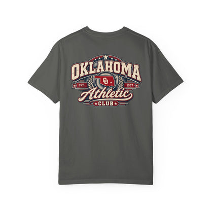 Oklahoma Athletic Club Unisex Comfort Color 1717 Streetwear Graphic Tee