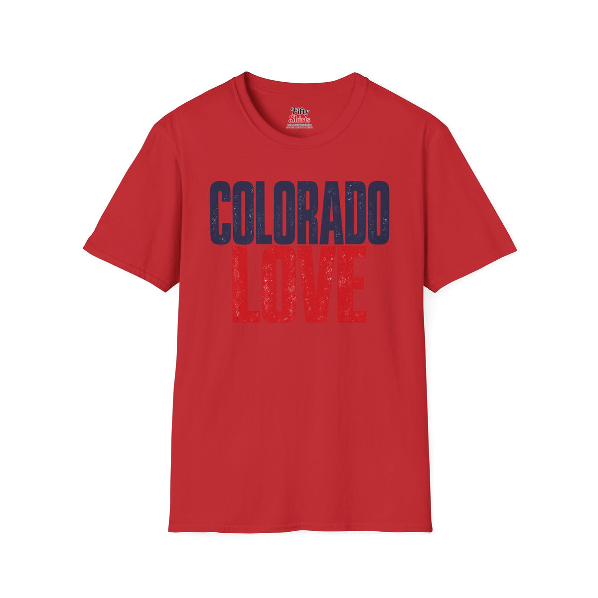 Colorado Love Unisex Softstyle T Shirt State Name Graphic Tee