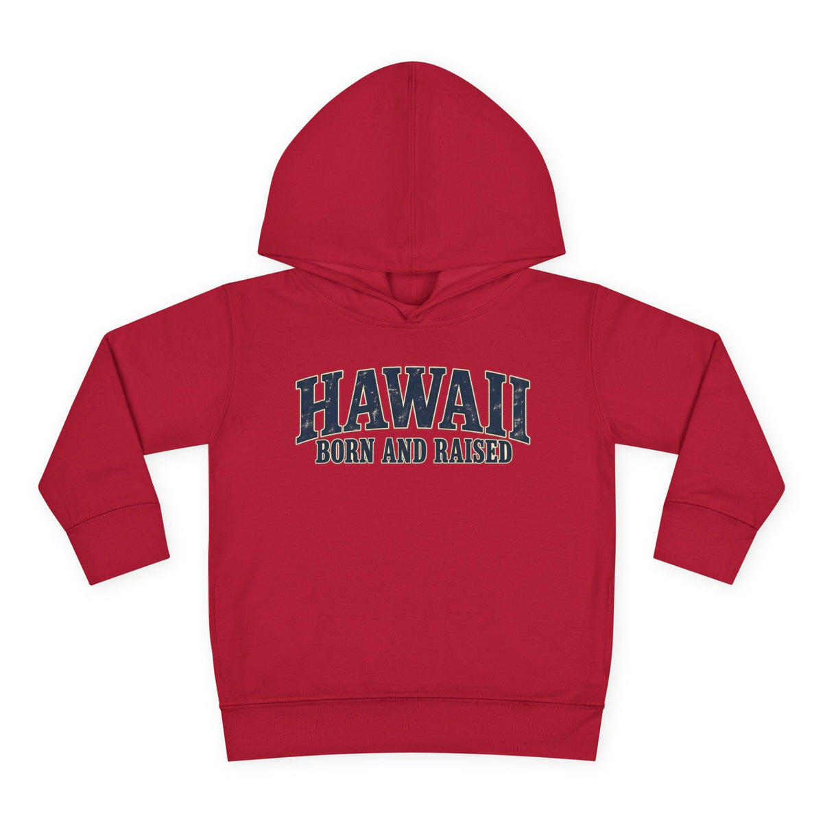 Hawaii Born and Raised Local Pride Unisex Toddler Pullover Fleece Hoodie