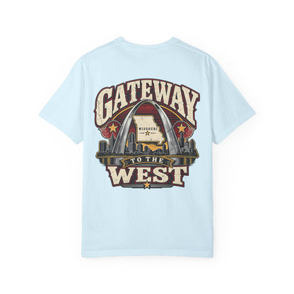 Missouri Gateway to the West Unisex Comfort Color 1717 Streetwear Graphic Tee