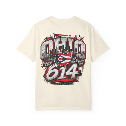 Ohio 614 Unisex Comfort Color 1717 Streetwear Graphic Tee
