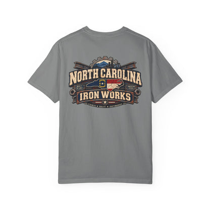 North Carolina Iron Works Unisex Comfort Color 1717 Streetwear Graphic Tee
