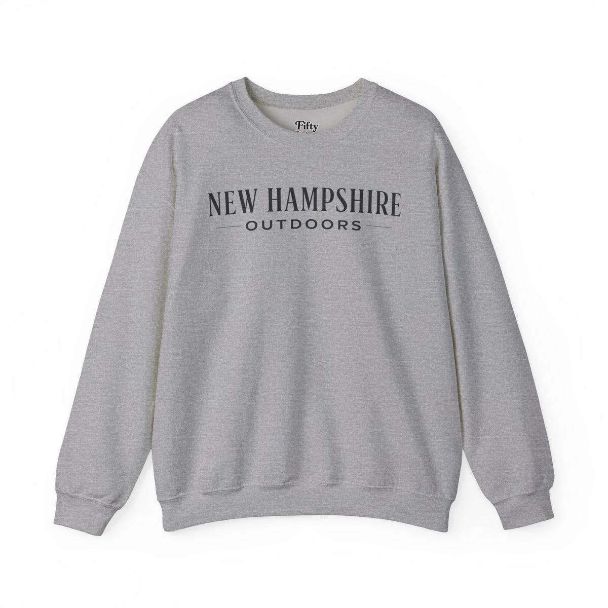 New Hampshire Outdoors Unisex Crewneck Sweatshirt State Name Graphic