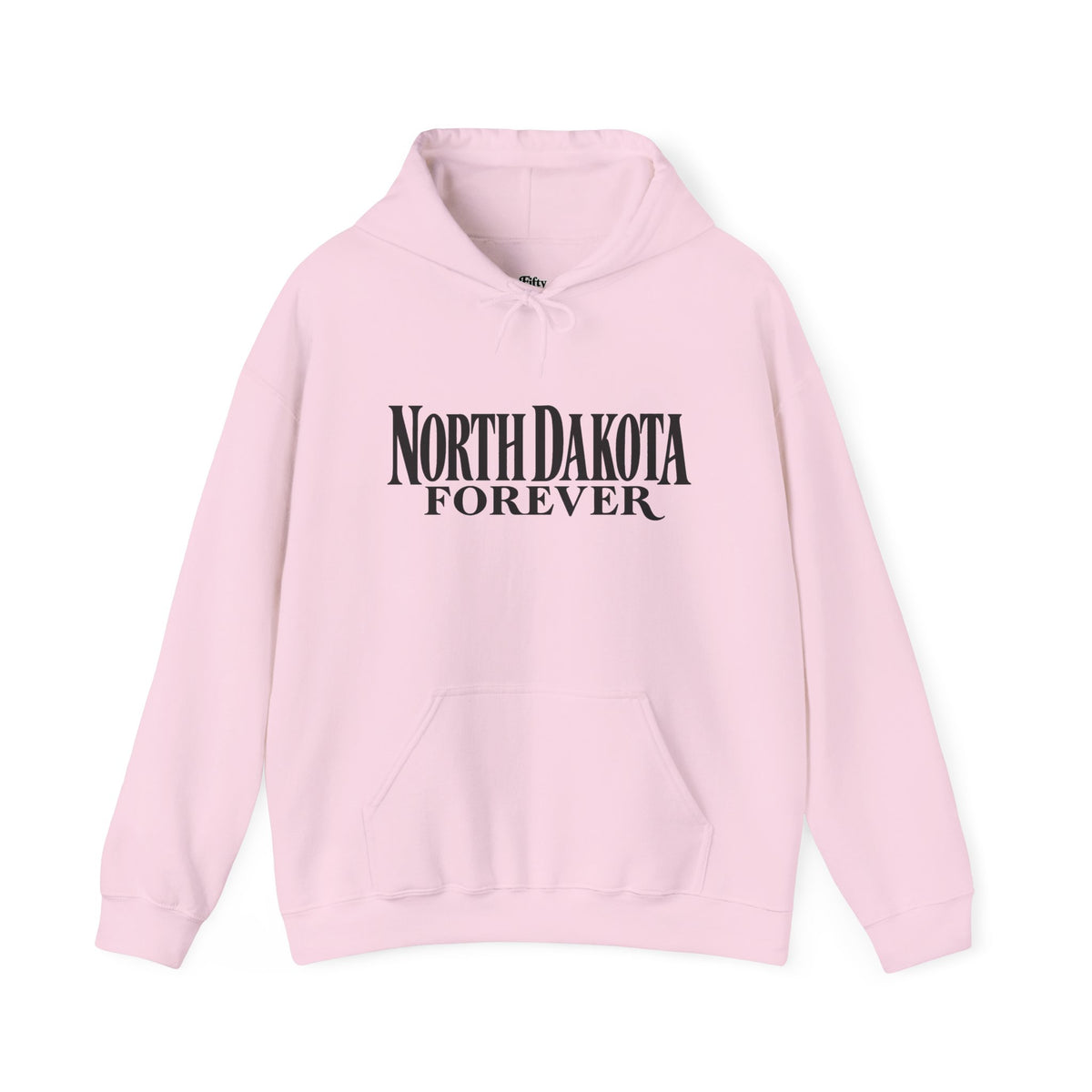 North Dakota Forever Unisex Hoodie State Name Graphic