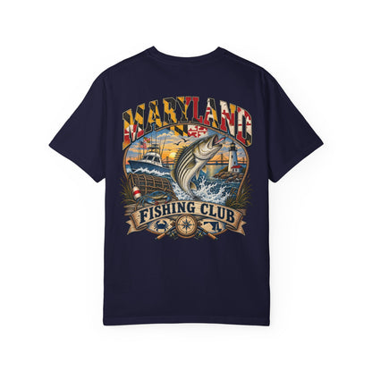 Maryland Fishing Club Unisex Comfort Color 1717 Streetwear Graphic Tee