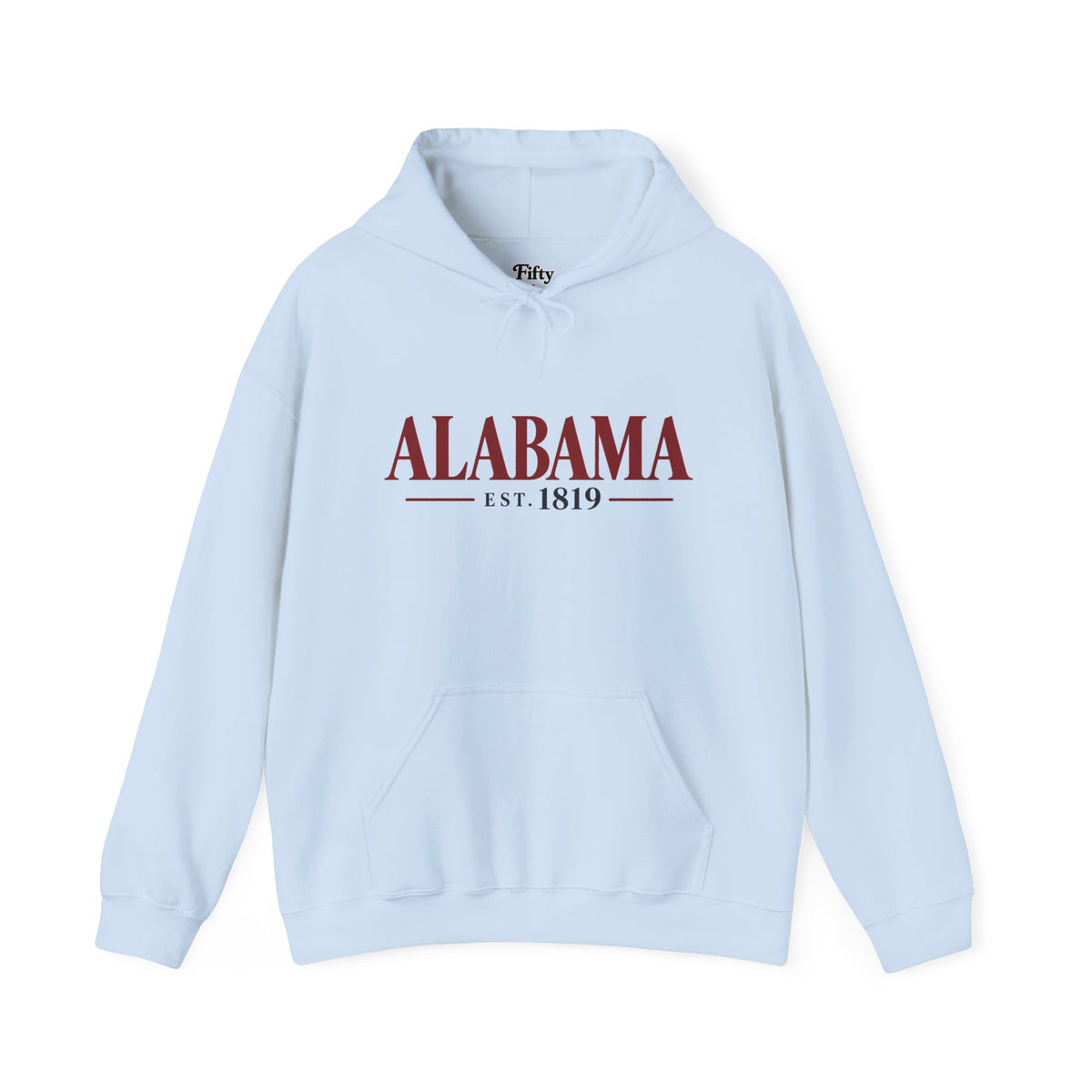 Alabama Est 1819 Unisex Hoodie State Name Graphic