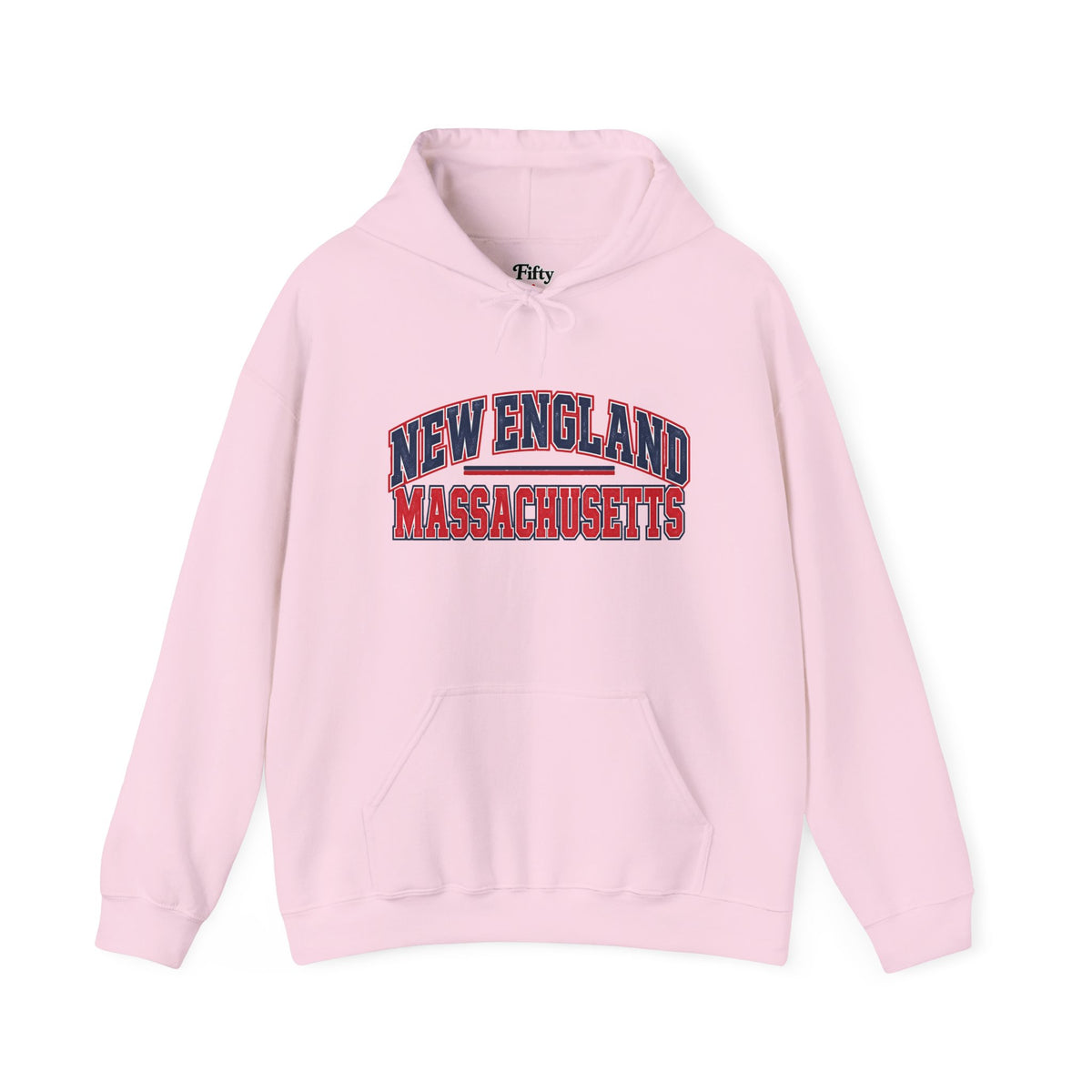 New England Massachusetts Unisex Hoodie State Name Graphic