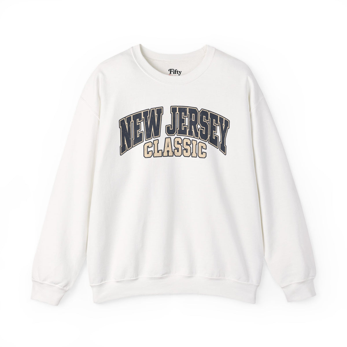 New Jersey Classic Unisex Crewneck Sweatshirt State Name Graphic