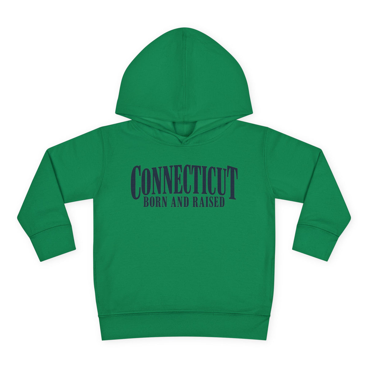 Connecticut Born and Raised Luxury Heritage Unisex Toddler Pullover Fleece Hoodie