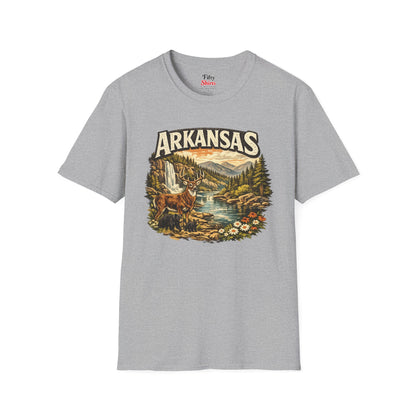 Arkansas Wildlife Unisex Softstyle T Shirt State Pride Graphic Tee Collections FS03