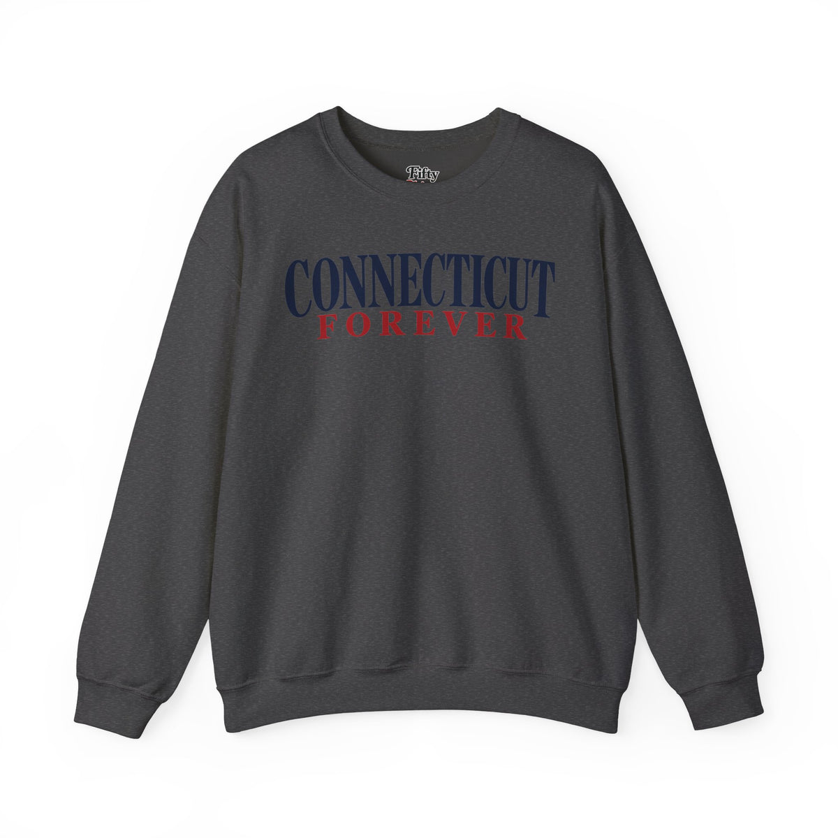 Connecticut Forever Unisex Crewneck Sweatshirt State Name Graphic