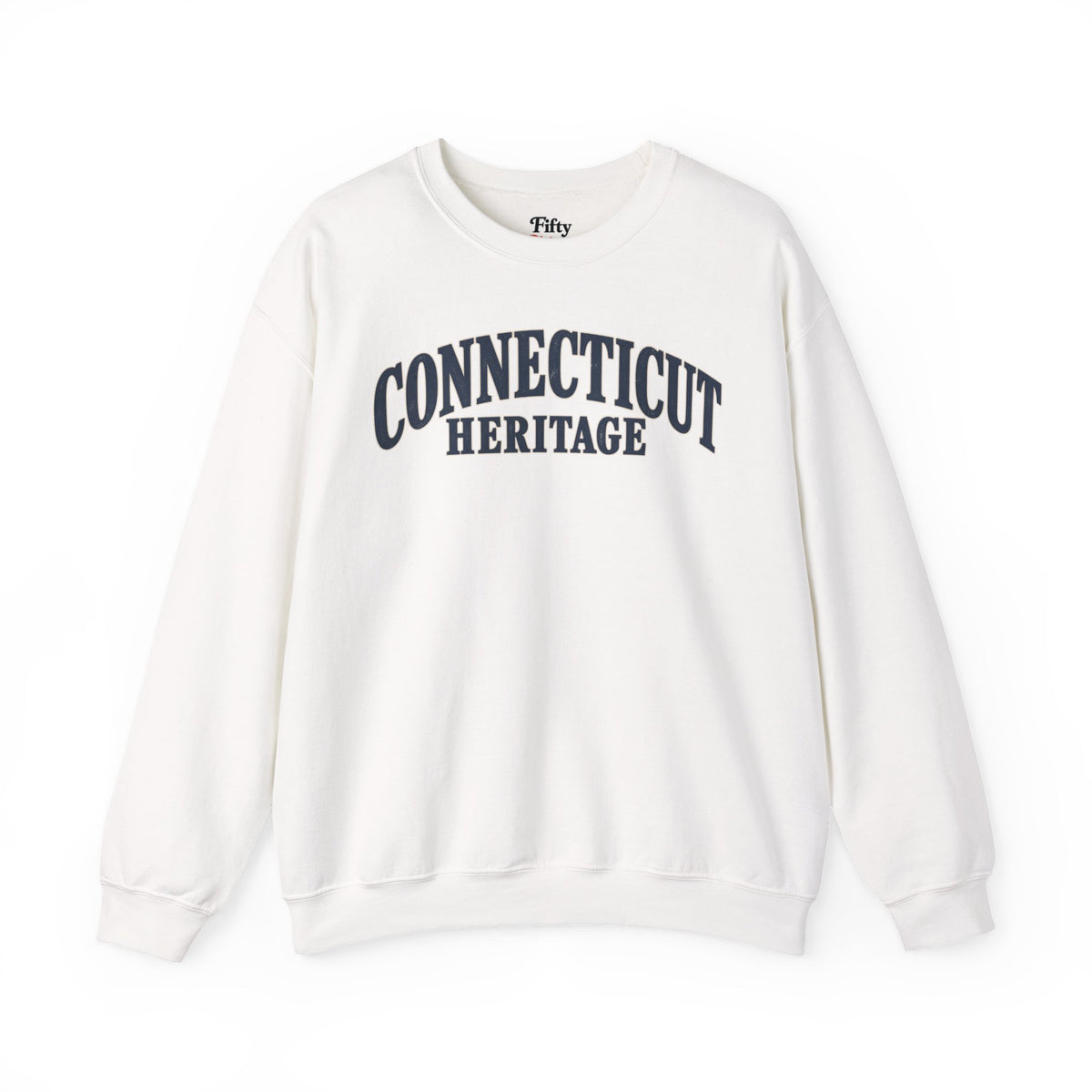 Connecticut Heritage Unisex Crewneck Sweatshirt State Name Graphic