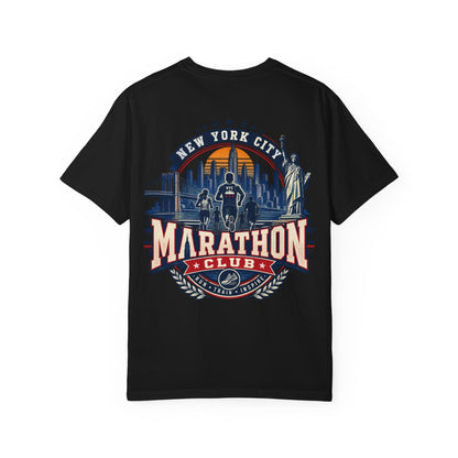 New York City Marathon Club Unisex Comfort Color 1717 Streetwear Graphic Tee