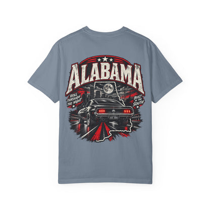 Alabama Night Drive Unisex Comfort Color 1717 Streetwear Graphic Tee