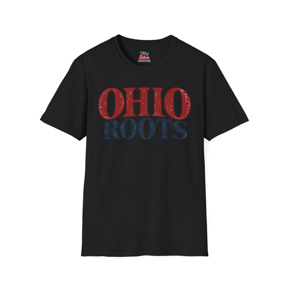 Ohio Roots Unisex Softstyle T Shirt State Name Graphic Tee