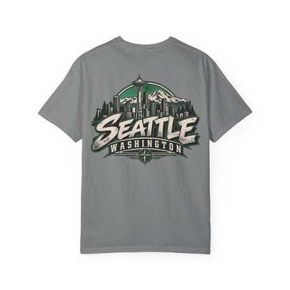 Seattle Washington Unisex Comfort Color 1717 Streetwear Graphic Tee